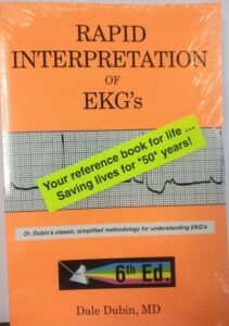 Dale Dubin Rapid Interpretation of EKG Medical Study Zone