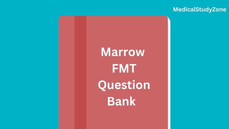 Marrow FMT Question Bank Free PDF