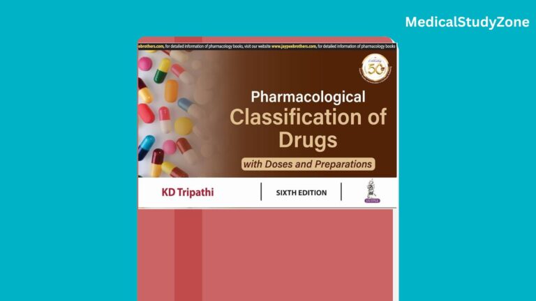 KD Tripathi Pharmacological Classification of Drugs