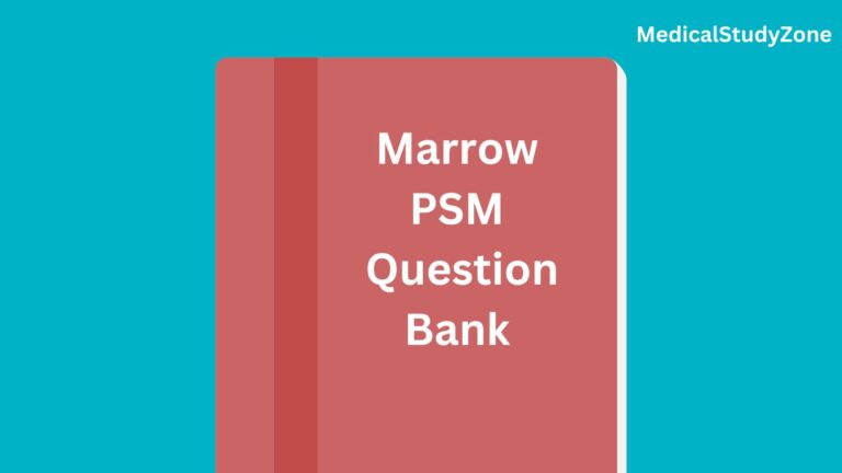 Marrow PSM Question Bank Free PDF